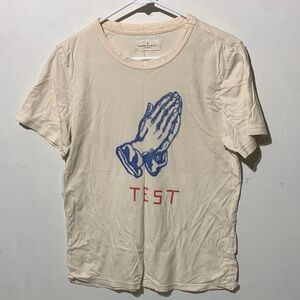 Imogene and Willie Praying Hands t shirt damage